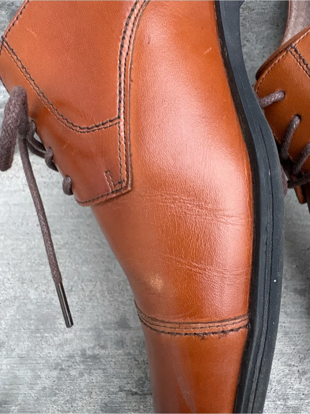 Florsheim Kids Boys Cap Toe Oxford Dress Shoes  Leather Size 5.5